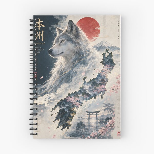 Item preview, Japanese Honshu Wolf Japan –  Lost Wildlife Design designed and sold by Jandedan.