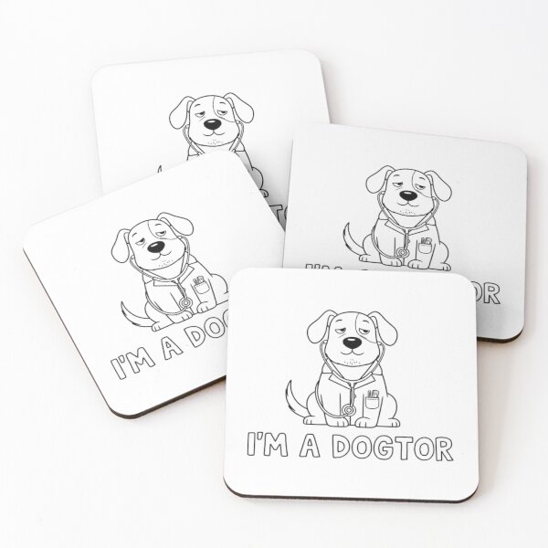 Item preview, Cute Dog Doctor Funny Veterinarian Medical Dog Lover Gift designed and sold by Ikochane.