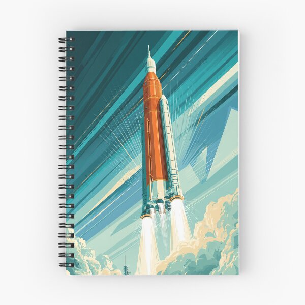Artikelvorschau, SLS Artemis Retro-Raumflugkunst entworfen und verkauft von Skyframe Aviation.