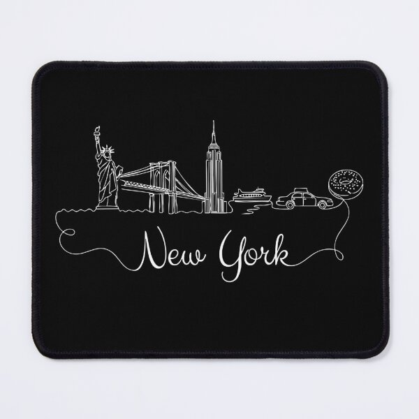 Item preview, New York Skyline Lover Souvenir Men Artistic New York designed and sold by DSWShirts.