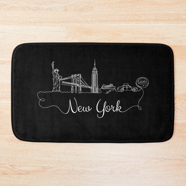 Aperçu de l'œuvre Souvenir artistique pour hommes, représentant la skyline de New York créée et vendue par DSWShirts.