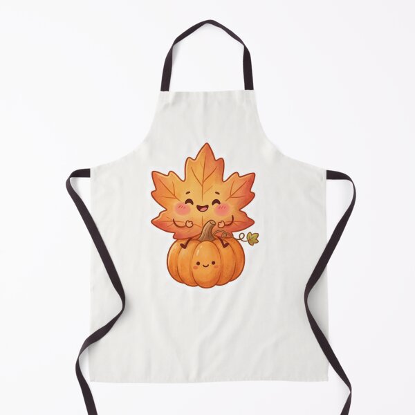 Item preview, Cute Leaf Sitting on Pumpkin Autumn Sticker designed and sold by Cerys-GS.
