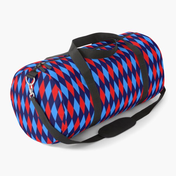 Item preview, Red Blue Navy Blue Harlequin Diamonds Pattern   designed and sold by PatternTitan.