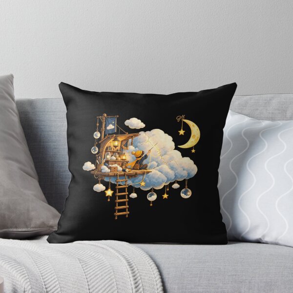 Item preview, The Cloud Tailor - Whimsical Storybook Sky Workshop Illustration designed and sold by Ozyven-Creation.