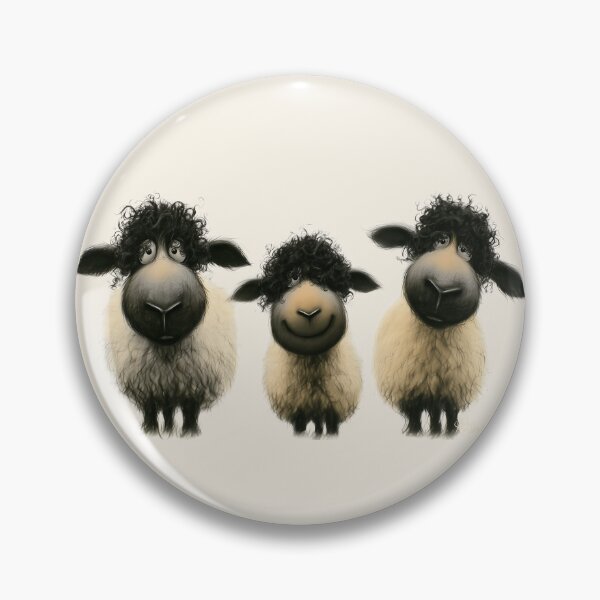 Item preview, Gorgeous Valais Sheep ' The Sheep Hangover ’ BY SHiRLeY MacARTHuR designed and sold by Shirley MacArthur Art.