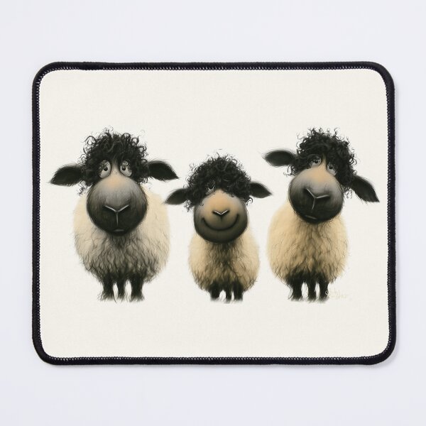 Item preview, Gorgeous Valais Sheep ' The Sheep Hangover ’ BY SHiRLeY MacARTHuR designed and sold by Shirley MacArthur Art.