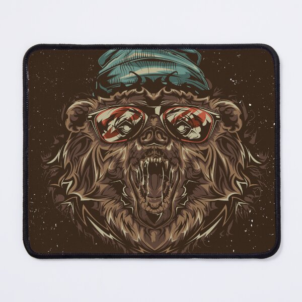 Item preview, Aggressive Streetwear Bear Cool Urban Graphic Art designed and sold by Minem39.