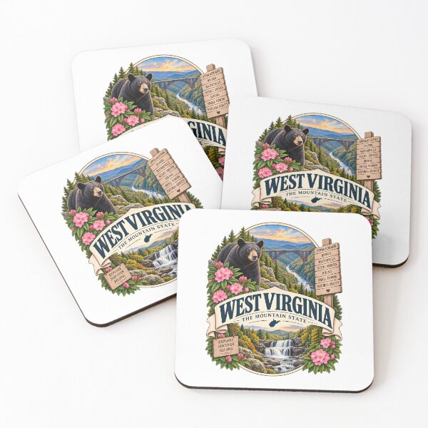 Item preview, West Virginia Vintage Travel Badge – The Mountain State designed and sold by BLUEFOX05.