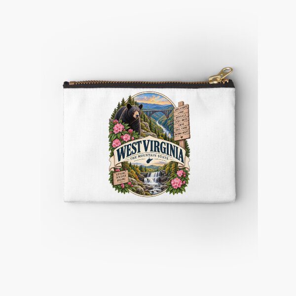 Item preview, West Virginia Vintage Travel Badge – The Mountain State designed and sold by BLUEFOX05.