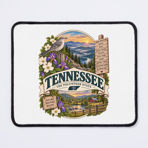 Item preview, Tennessee Vintage Travel Badge – The Volunteer State designed and sold by BLUEFOX05.