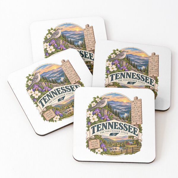 Item preview, Tennessee Vintage Travel Badge – The Volunteer State designed and sold by BLUEFOX05.