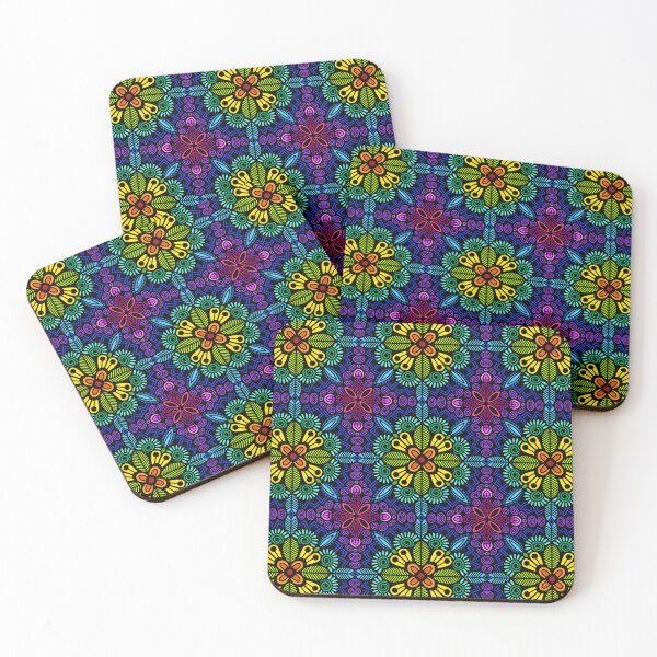 Item preview, Intricate Psychedelic Kaleidoscope Mandala Geometric Pattern designed and sold by FioreDiCiliegio.