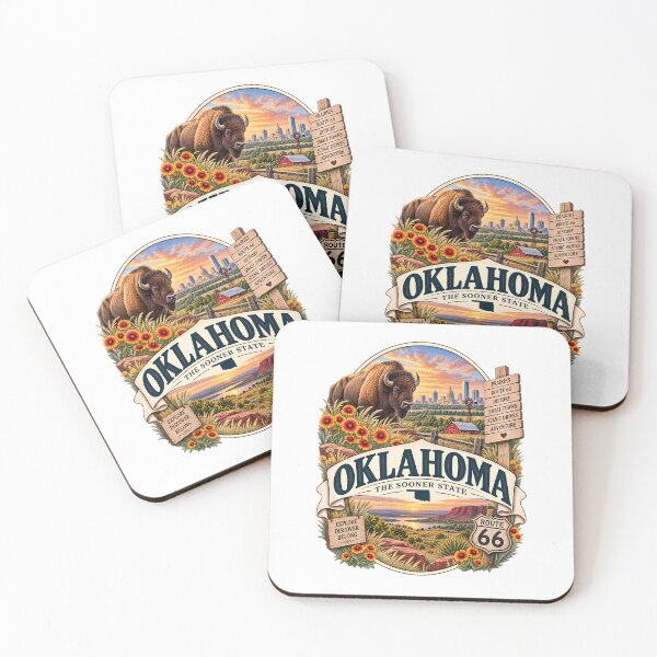 Item preview, Oklahoma Vintage Travel Badge – The Sooner State designed and sold by BLUEFOX05.