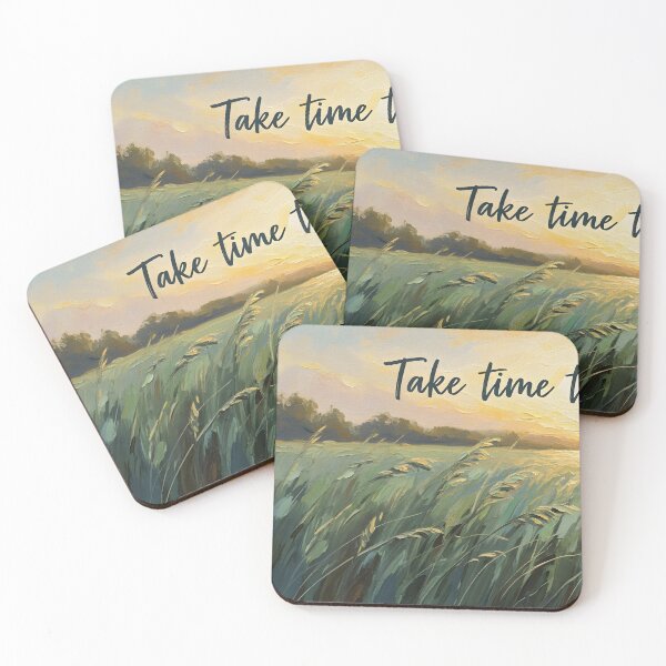 Item preview, Take Time to Breathe Calming Nature Landscape Art designed and sold by Glitchart66.