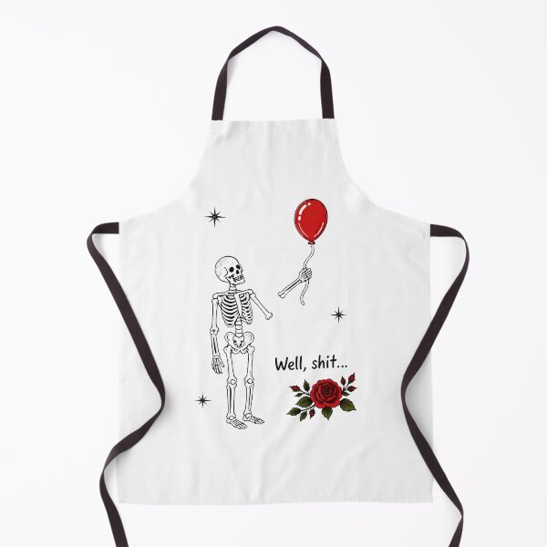 Item preview, Skeleton Balloon Well Shit Rose Art designed and sold by OlyvieArt.