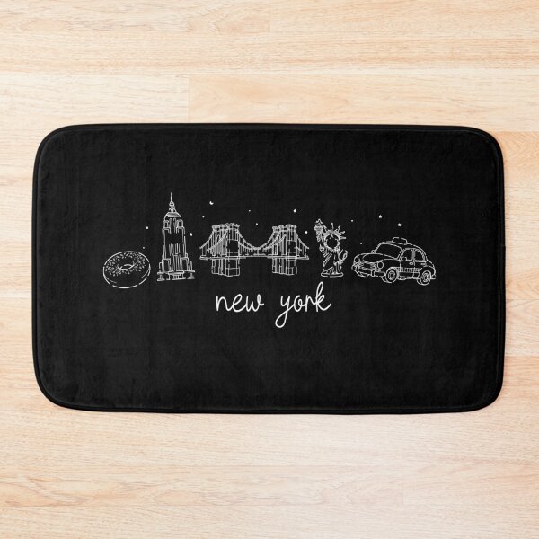 Aperçu de l'œuvre Souvenir artistique pour amoureux de New York, Skyline de New York créée et vendue par DSWShirts.