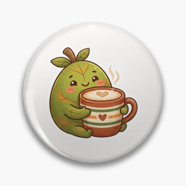 Item preview, Cute Leaf Snuggling Warm Drink Autumn Sticker designed and sold by Cerys-GS.