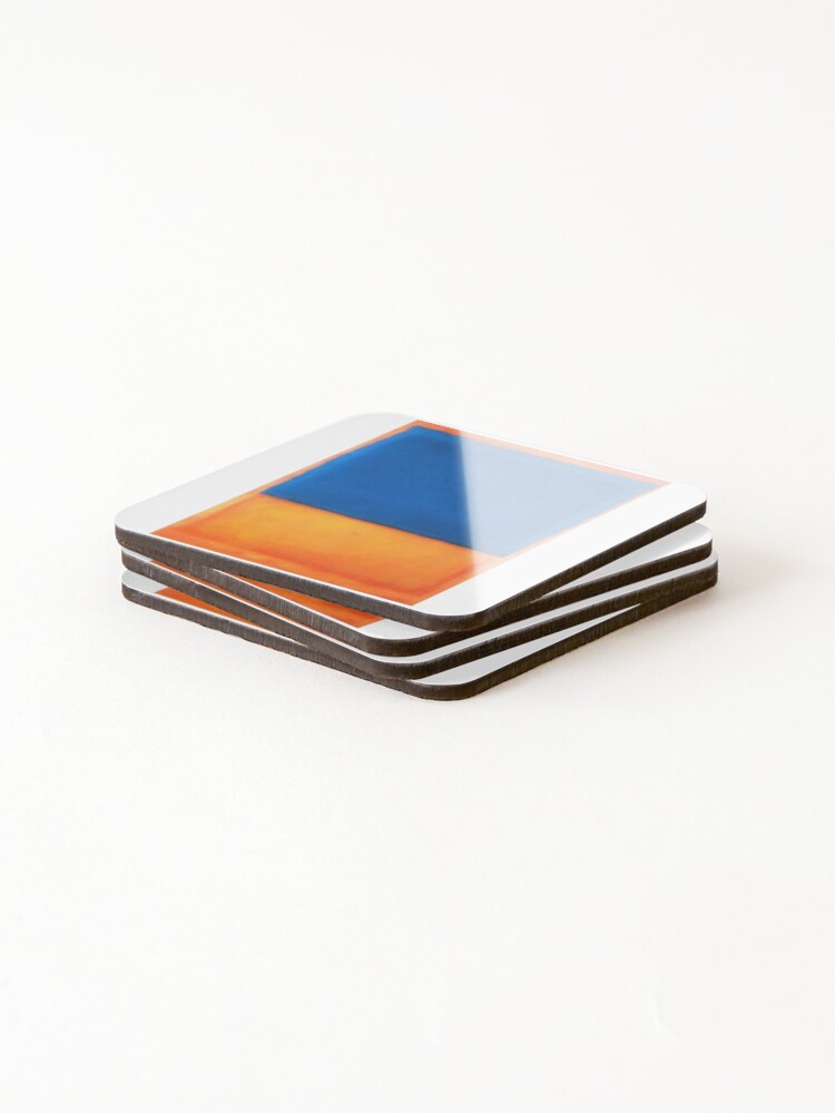 Thumbnail 4 of 5, Coasters (Set of 4), Mark Rothko abstract art - Mark Rothko paintings - Mark Rothko artwork - Mark Rothko artist - Mark Rothko modern art designed and sold by Rohyadalim.
