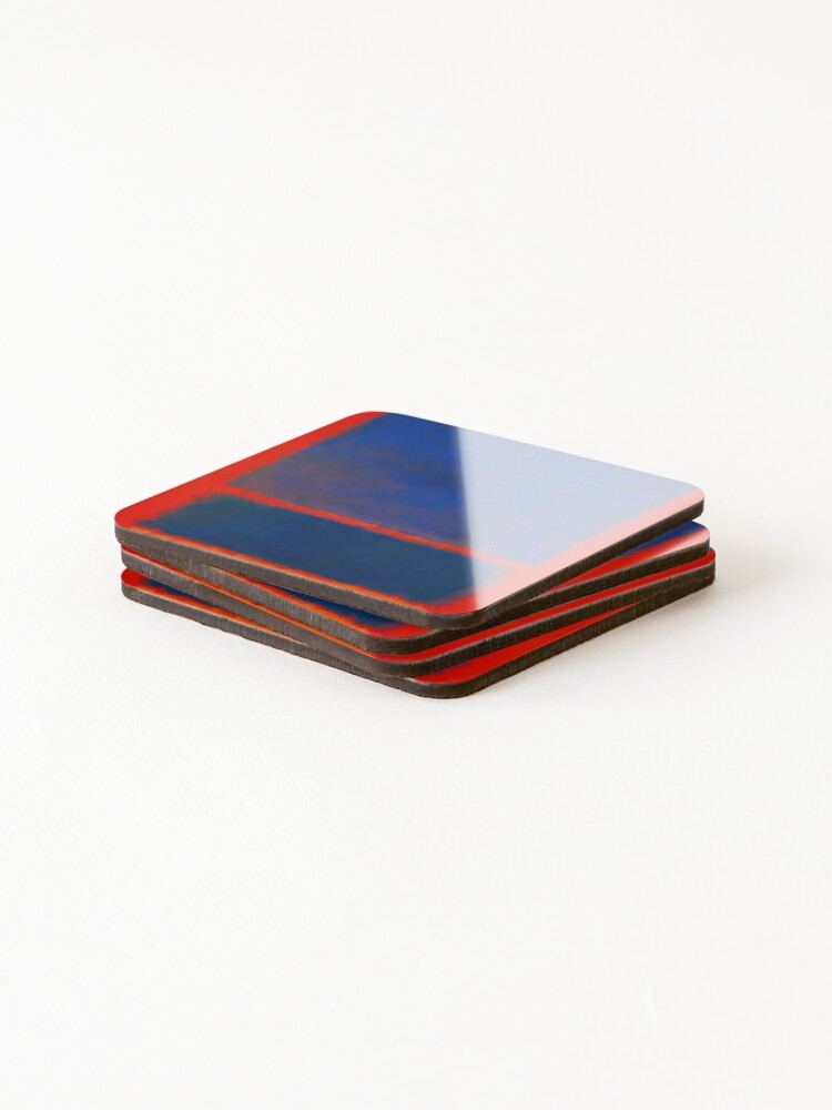 Thumbnail 4 of 5, Coasters (Set of 4), Mark Rothko abstract art - Mark Rothko paintings - Mark Rothko artwork - Mark Rothko artist - Mark Rothko modern art designed and sold by Rohyadalim.