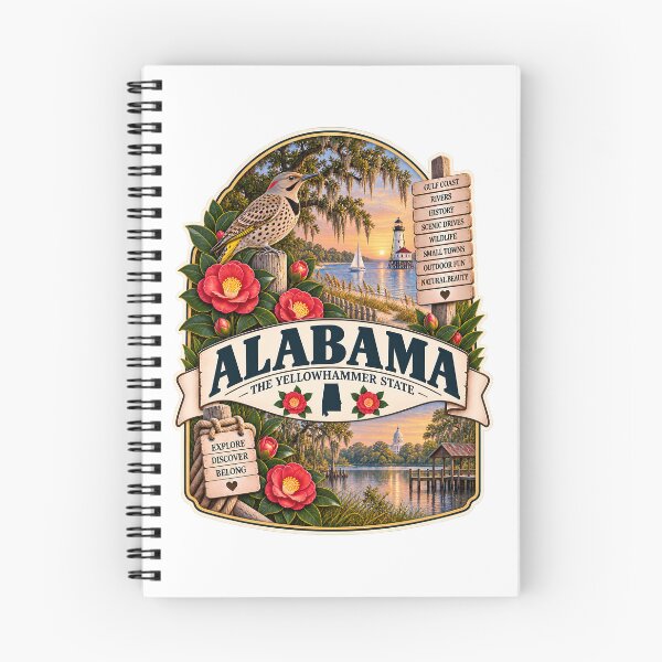 Item preview, Alabama Vintage Travel Badge – The Yellowhammer State designed and sold by BLUEFOX05.