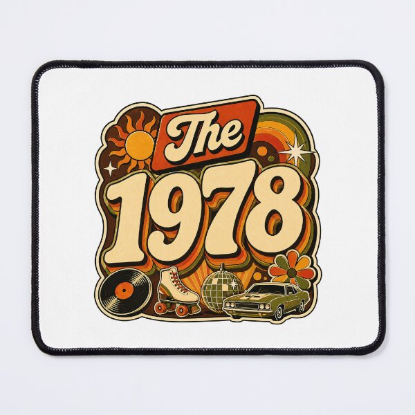 Item preview, The 1978 Retro Birthday designed and sold by RedCircleArt.