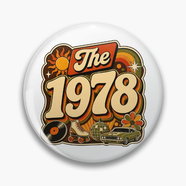 Item preview, The 1978 Retro Birthday designed and sold by RedCircleArt.