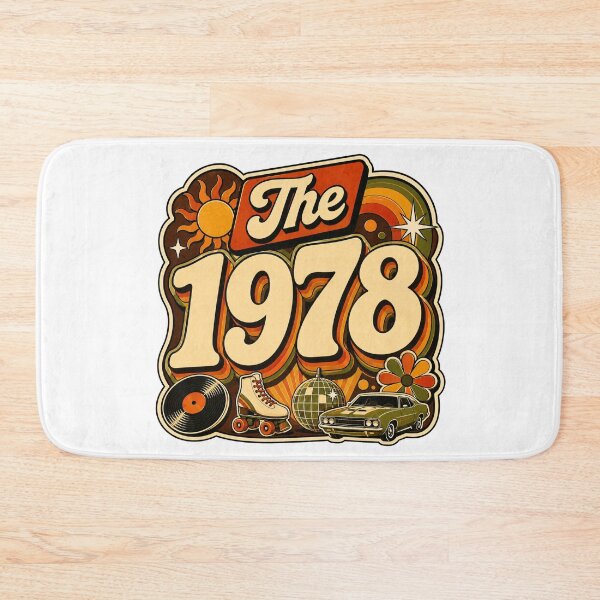 Item preview, The 1978 Retro Birthday designed and sold by RedCircleArt.
