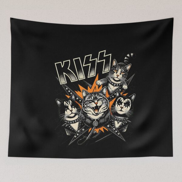Item preview, Kissoopy Band Cats Rock designed and sold by LyleDenholm.