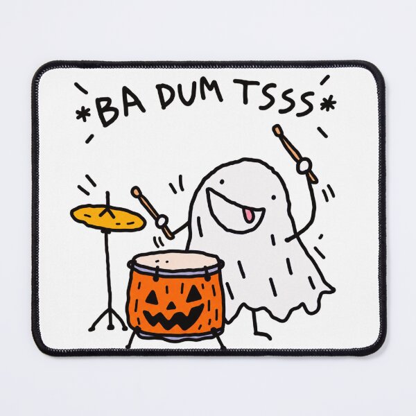 Item preview, Badum Tss Halloween Ghost designed and sold by MonkiFlipp.