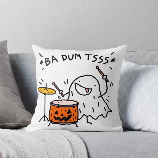 Item preview, Badum Tss Halloween Ghost designed and sold by MonkiFlipp.