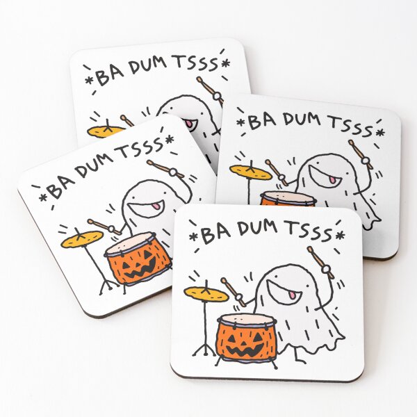 Item preview, Badum Tss Halloween Ghost designed and sold by MonkiFlipp.