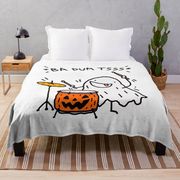 Item preview, Badum Tss Halloween Ghost designed and sold by MonkiFlipp.