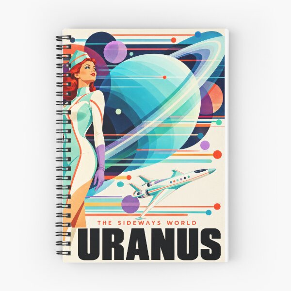 Item preview, Retro Space Travel to Uranus designed and sold by Andy Gambino Art.