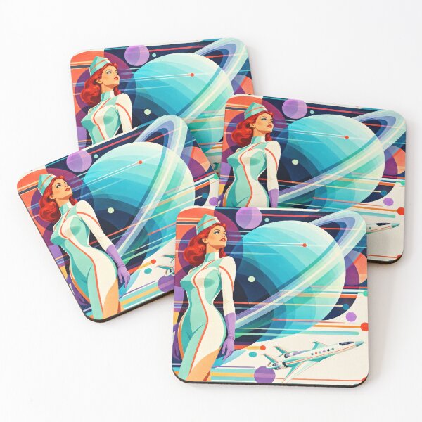 Item preview, Retro Space Travel to Uranus designed and sold by Andy Gambino Art.