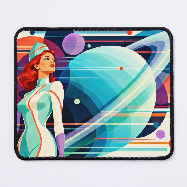 Item preview, Retro Space Travel to Uranus designed and sold by Andy Gambino Art.