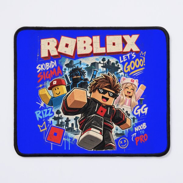 Item preview, Roblox Vintage Meme Gaming – Skibidi Sigma Rizz Retro designed and sold by Behzat Altuner.