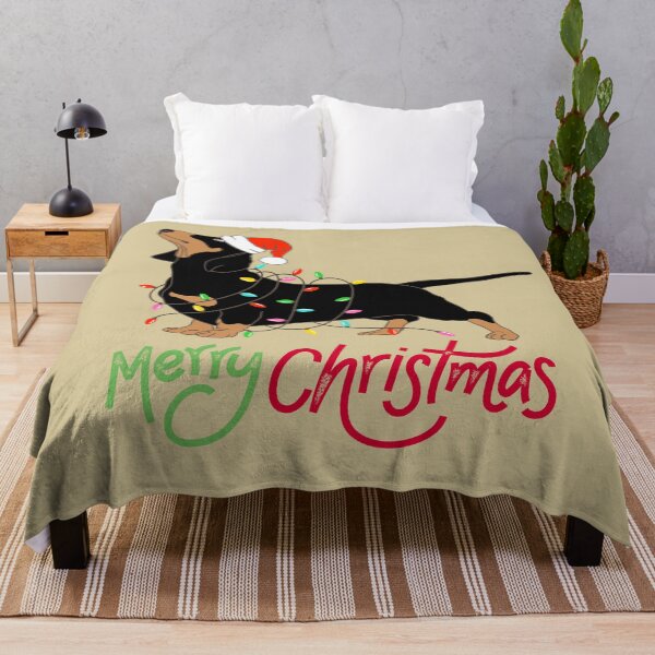 Item preview, Dachshund Merry Christmas Cute Wiener Dog designed and sold by stormk10.