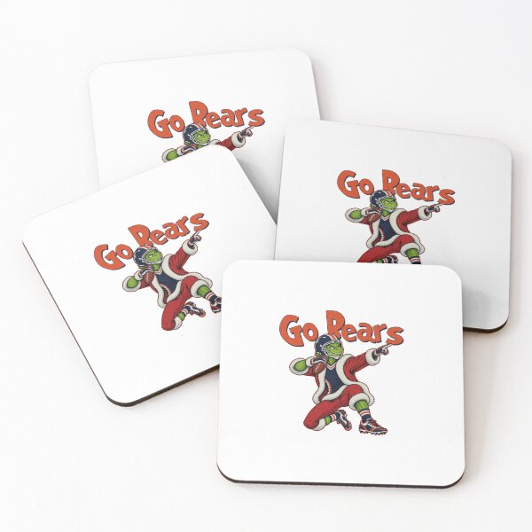 Item preview, Go Bears Chicago Football Grinch Christmas Design designed and sold by DorkStarMedia.