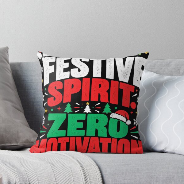 Item preview, Festive Spirit Zero Motivation – Funny Christmas Work Design designed and sold by KeeganDykes.