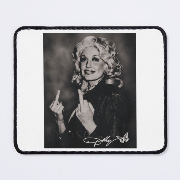Item preview, Dolly Parton Middle Finger Memorial Portrait designed and sold by Wend123.
