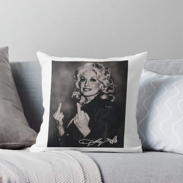 Item preview, Dolly Parton Middle Finger Memorial Portrait designed and sold by Wend123.