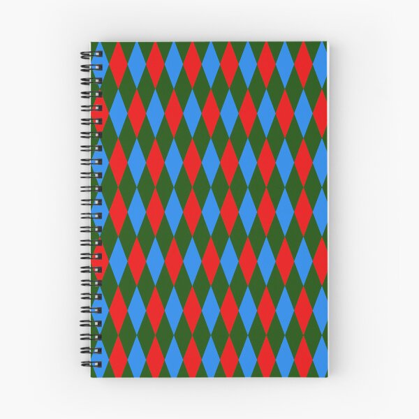 Item preview, Red Blue Green Harlequin Diamonds Pattern   designed and sold by PatternTitan.