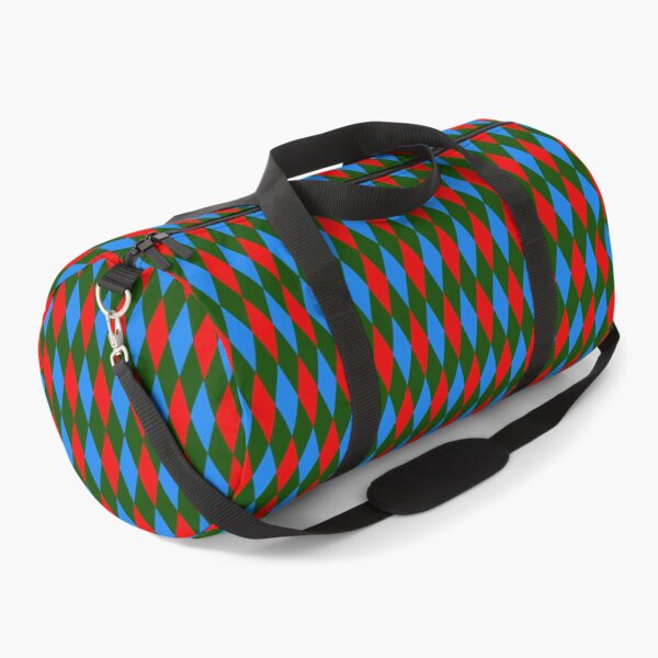 Item preview, Red Blue Green Harlequin Diamonds Pattern   designed and sold by PatternTitan.