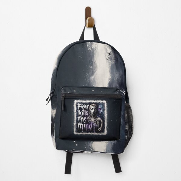 Item preview, Fear Kills The Mind Dark Horror Typography Illustration designed and sold by Marcu Ioachim.