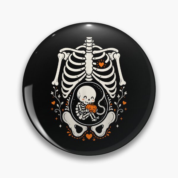 Item preview, Halloween Skeleton Baby Rib Cage Pregnant Pumpkin Costume  designed and sold by Taniyah Gomes.