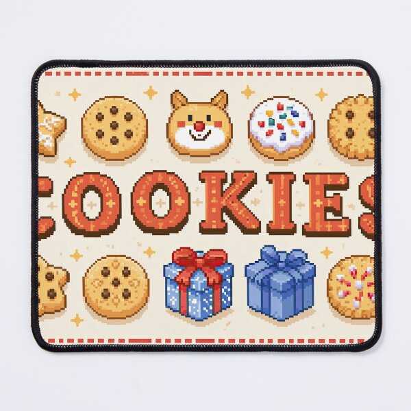 Item preview, A cozy kitchen scene highlights pixel art cookies designed and sold by ckybe.