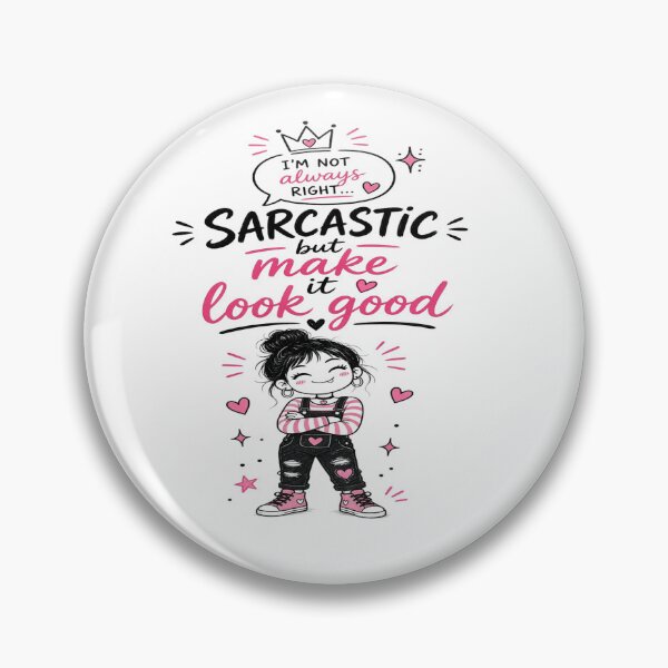 Artikelvorschau, Sarcastic But Make It Look Good T-Shirt – Funny Sassy Girl Quote Shirt – Pink Aesthetic Humor Design entworfen und verkauft von Sushikidsntoddlers.
