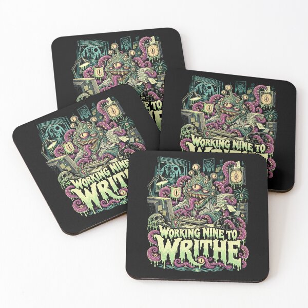 Item preview, Working Nine to Writhe – Eldritch Office Horror designed and sold by ChickenFund.