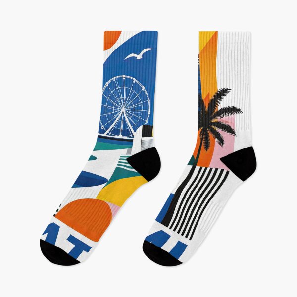 Item preview, Colorful geometric travel poster featuring Batumi, Georgia, with designed and sold by ckybe.