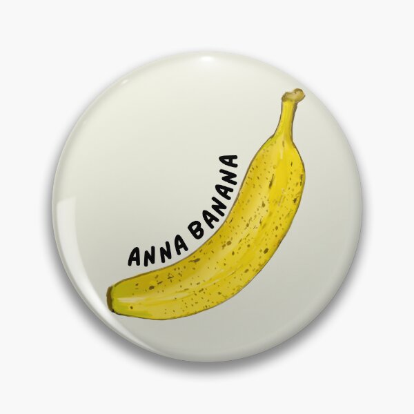 Item preview, Anna Banana, Nickname, Fruit Illustration designed and sold by JoyfulWhimsy.